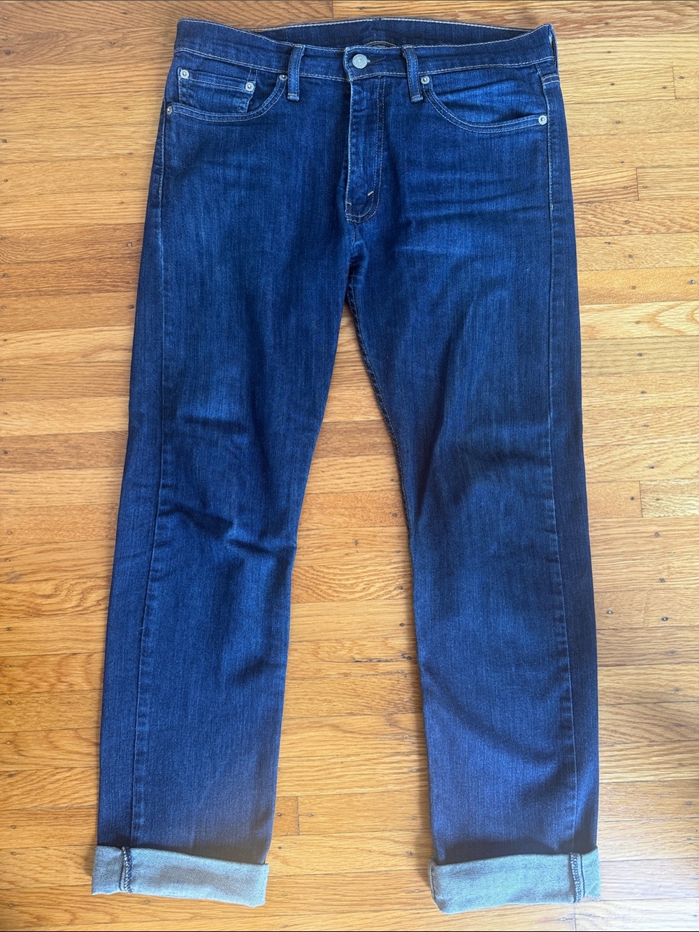 Levi's 513 Indigo Straight-Leg Jeans